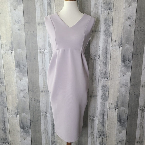 ASOS Dresses & Skirts - NEW Asos Lavender Fitted Open Back Midi Dress